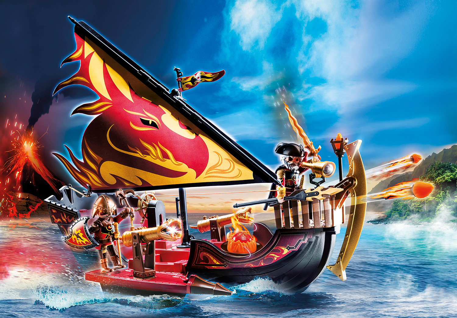 Playmobil: Novelmore - Burnham Raiders Feuerschiff