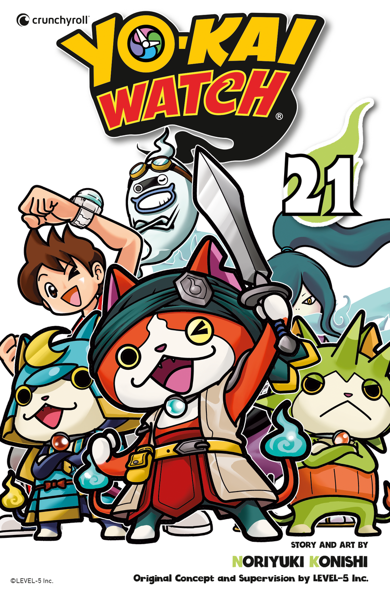 Yokai Watch Bd.21 Buch, Comics, Veröffentlichung, Gesicht, Person