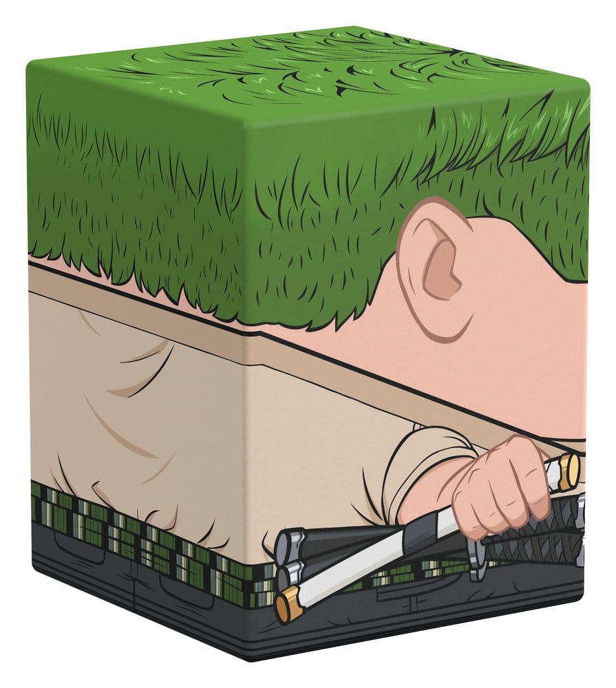 Ultimate Guard: Deckbox Squaroes One Piece Live Action - Roronoa Zoro OP004 Cigar, Cigarette, Sitting, Cigarette pack, Man with cigarette