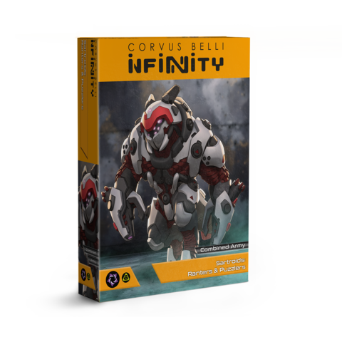 Aktionsfigur, Roboter, oranger Karton, Mecha, Infinity