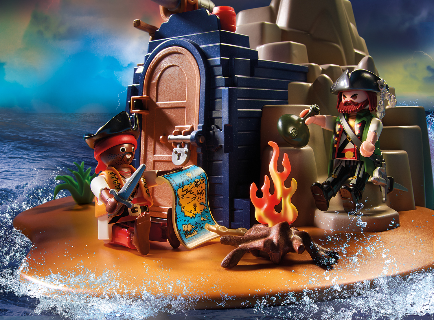 Playmobil: Pirates - Pirateninsel mit Schatzversteck
