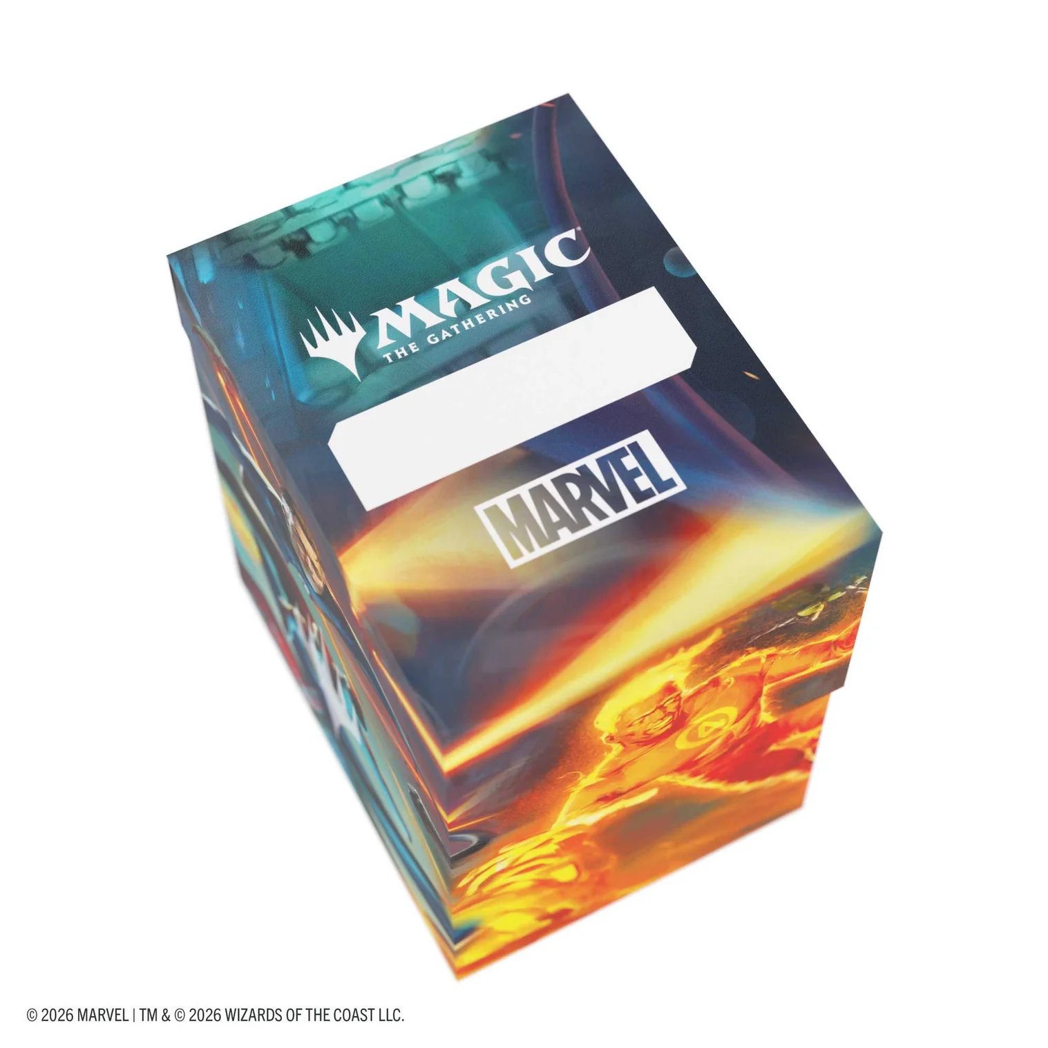 Gamegenic: Deckbox Soft Dynacrate 100+ XL Magic Marvel Superheroes - Fantastic Four Unleashed Magic: The Gathering, Trading Card Box, Marvel, card box, collector's item