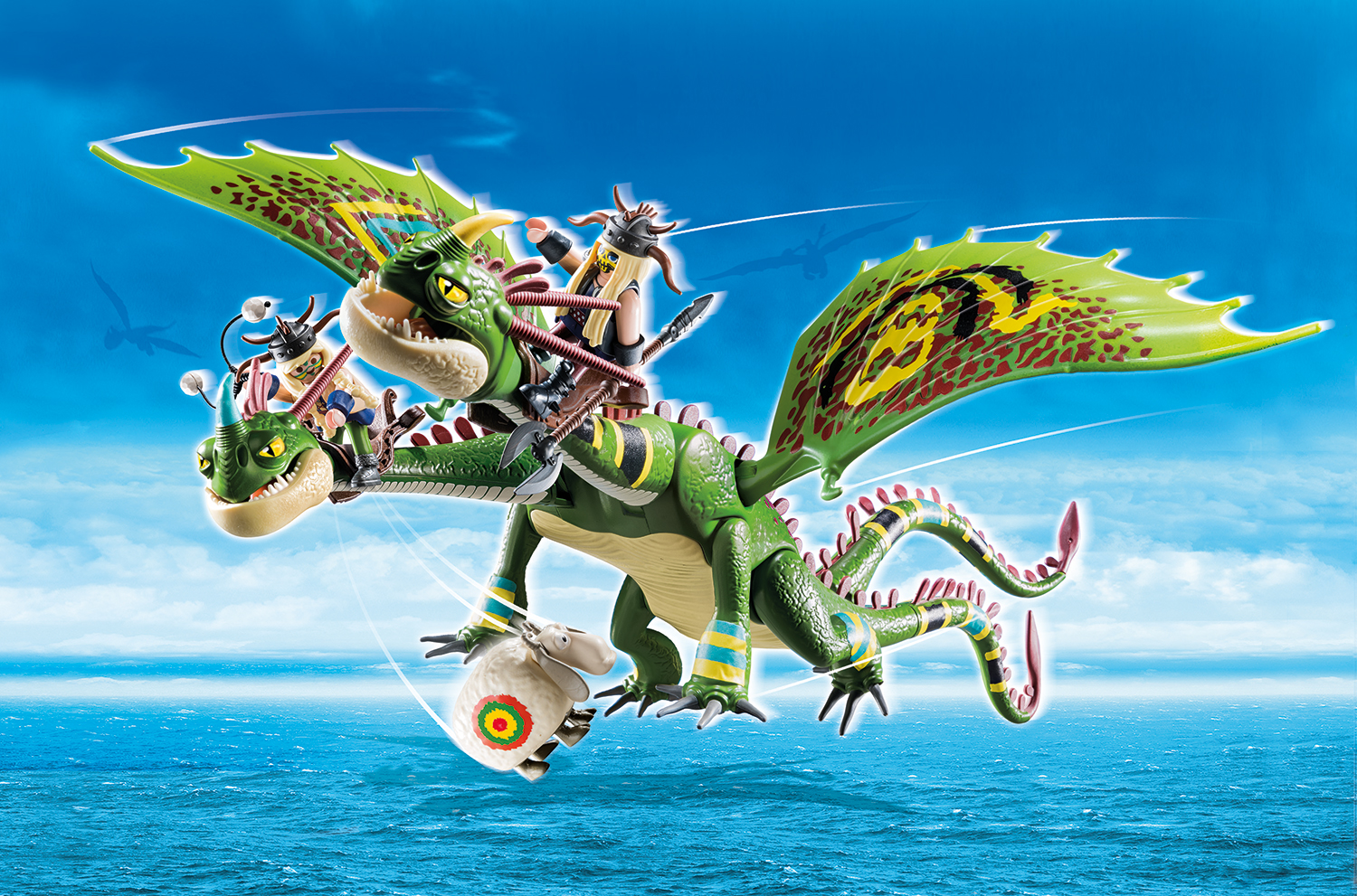 Playmobil: Dragons - Dragon Racing Raffnuss und Taffnuss mit Kotz und Würg