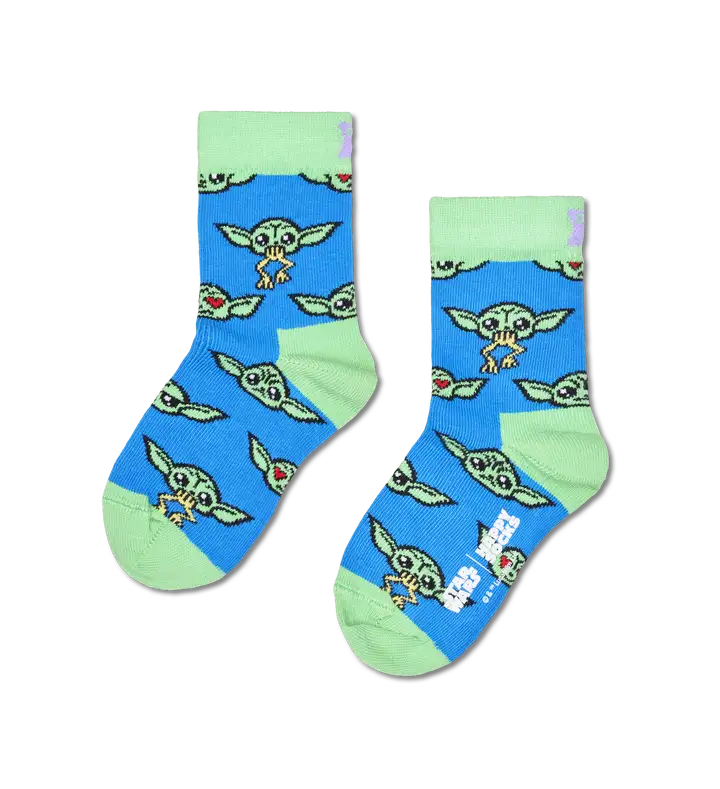 Star Wars: Socken Grogu Moods blau/grün 7-9 Jahre