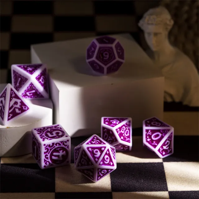 Grape Explosion RPG Dice Set (7)