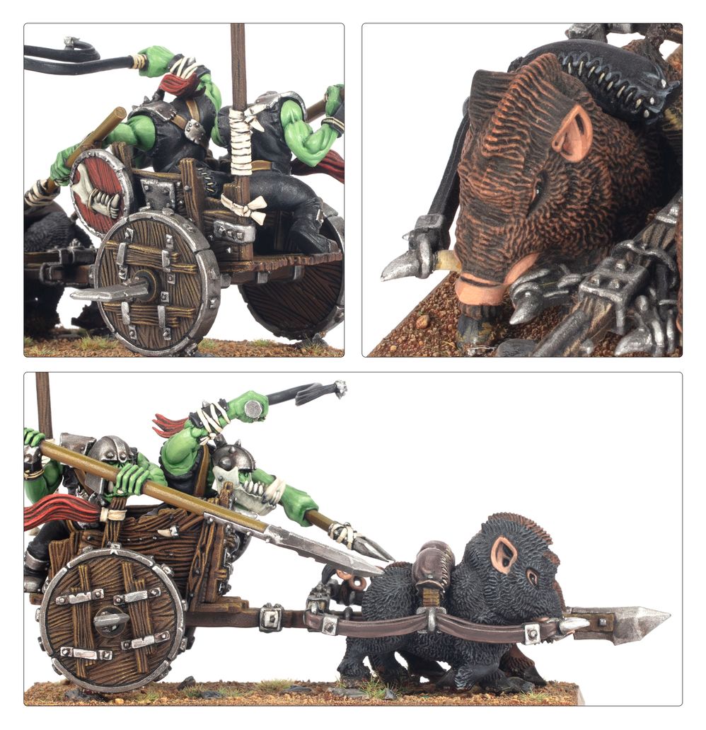 Warhammer: The Old World Orc & Goblin Tribes - Boar Chariots