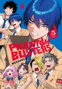 anime, manga, poster, phantom busters, gruppe