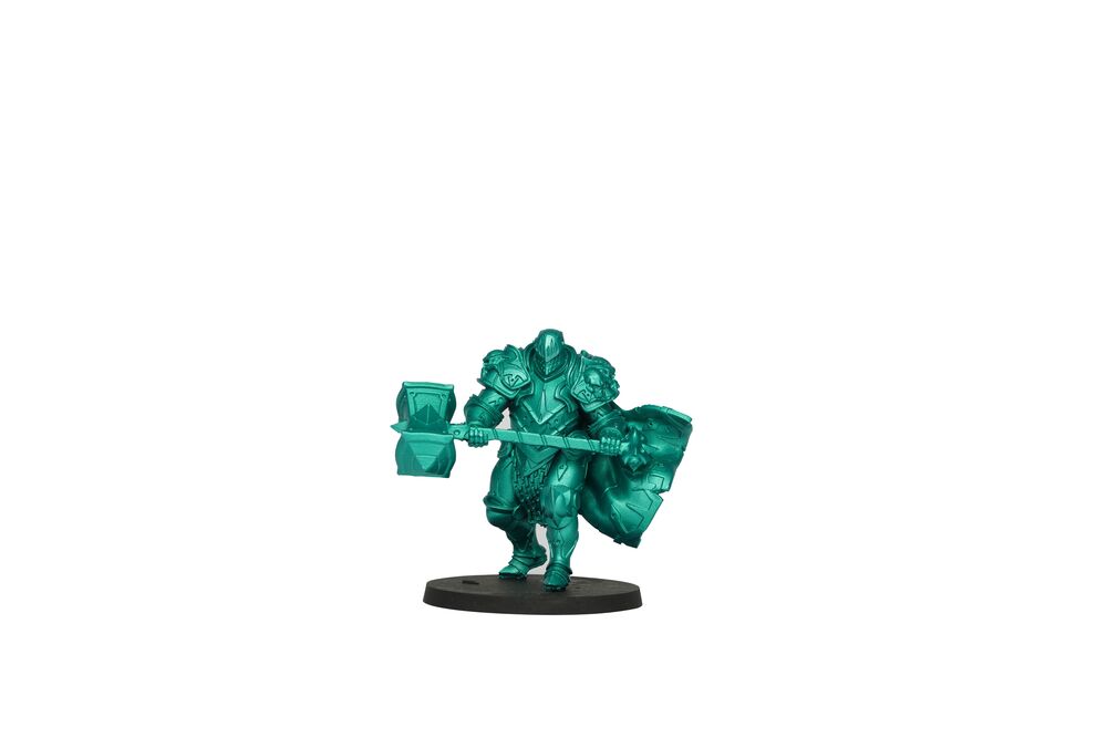 miniature, figurine, hammer, armor, torso-helmet