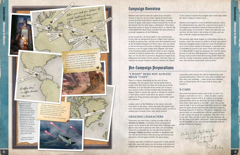 Achtung! Cthulhu RPG: 2D20 Shadows of Atlantis