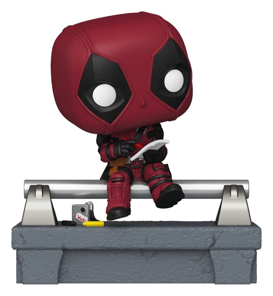 Deadpool: POP Deadpool Film Anfangsszene (1580) Aktionsfigur, Deadpool, Mini-Figur, Schwert, Requisiten-Accessoire