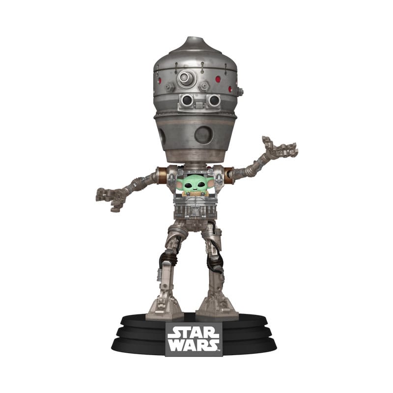 Star Wars: POP Mandalorian - IG-12 mit Grogu (720) Star Wars: POP Mandalorian - IG-12 mit Grogu (720)