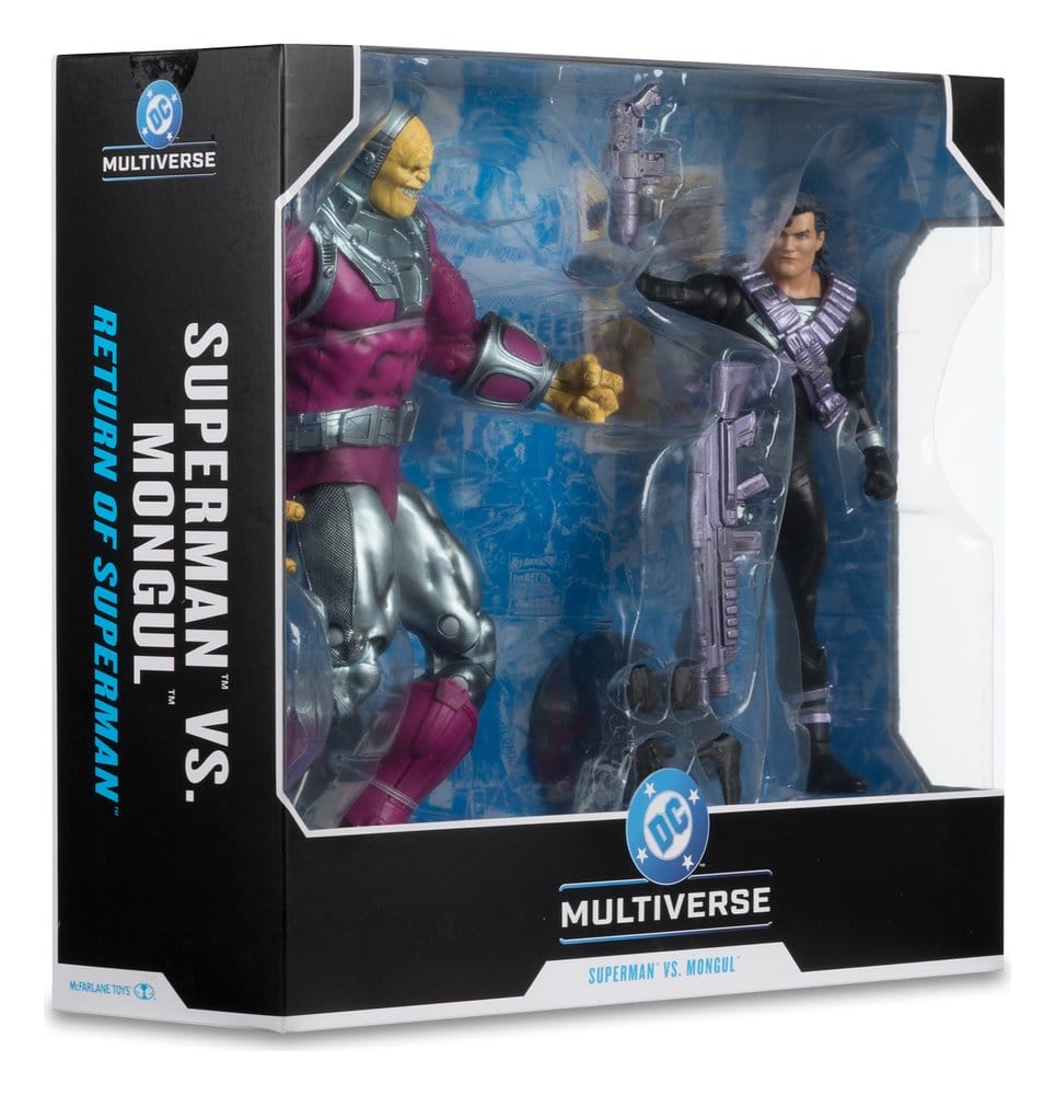 Actionfigur, Superman vs Mongul, Multiverse, Kampffigur, SciFi-Accessoires