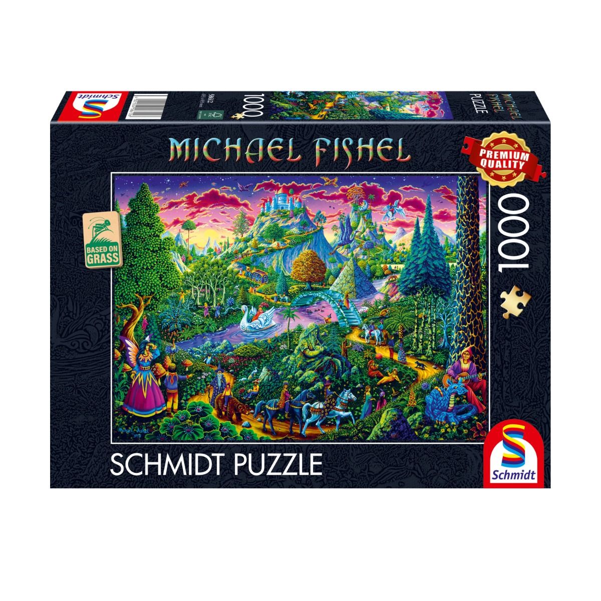 Puzzle, Schmidt Puzzle, 1000 Teile, Puzzlebild, Fantasy Landschaft