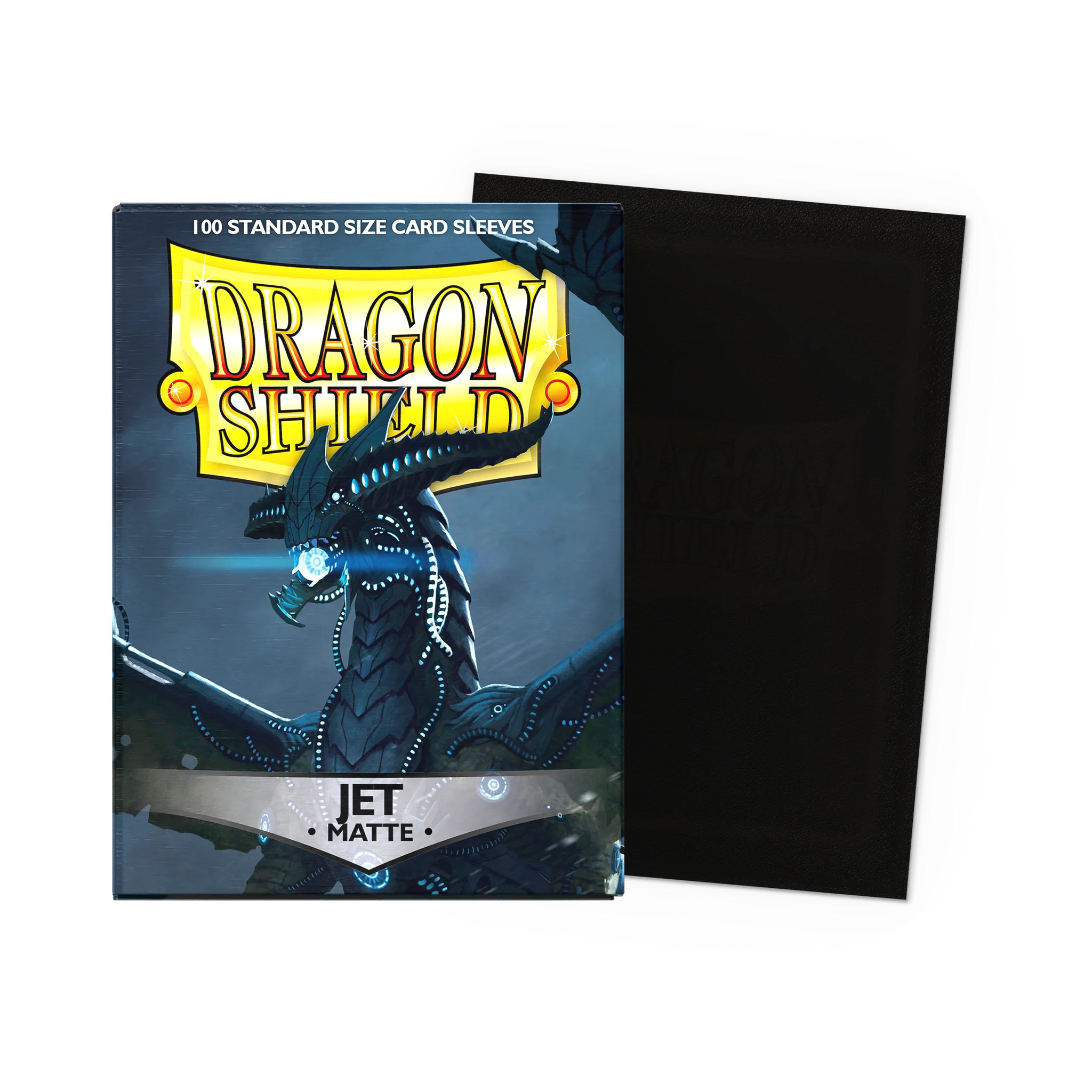 Dragon Shield - Matte Jet Kartenhüllen, Jet Matte, Dragon Shield, Spielkartenschutzhülle, Kartenspielzubehör
