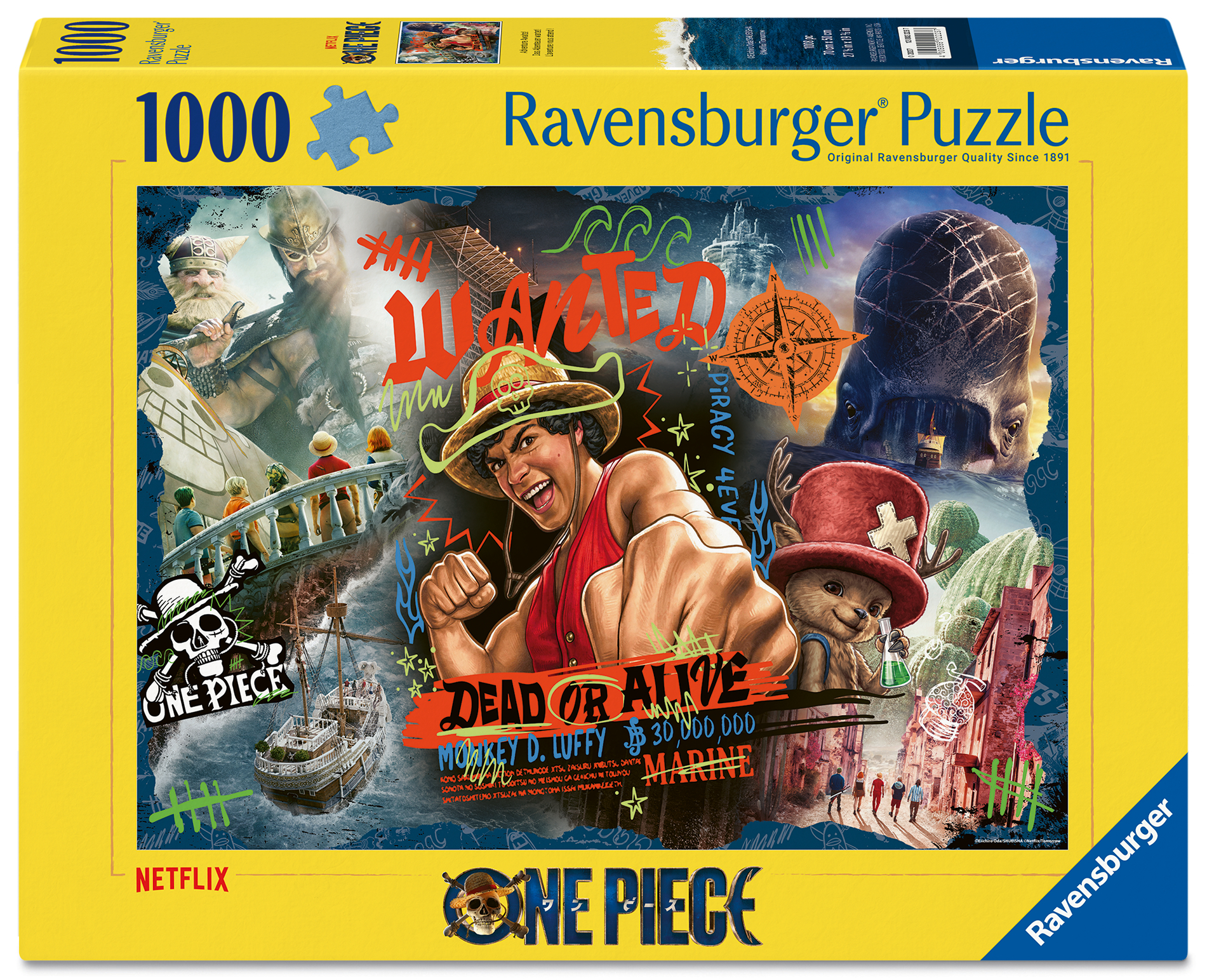 Puzzle, Jigsaw, 1000 Teile, Kinder Puzzle, One Piece