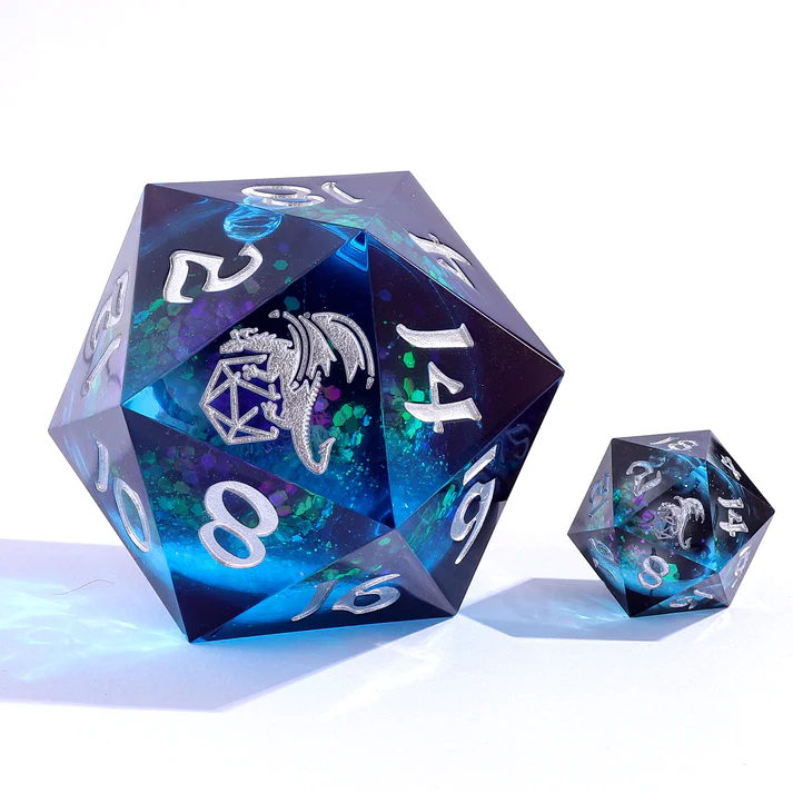 Sharp Edge Liquid Core 55mm Chonk D20 Twilight Azue