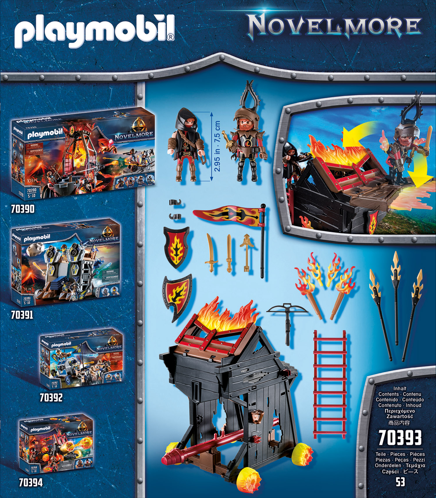 Playmobil: Novelmore - Burnham Raiders Feuerrammbock