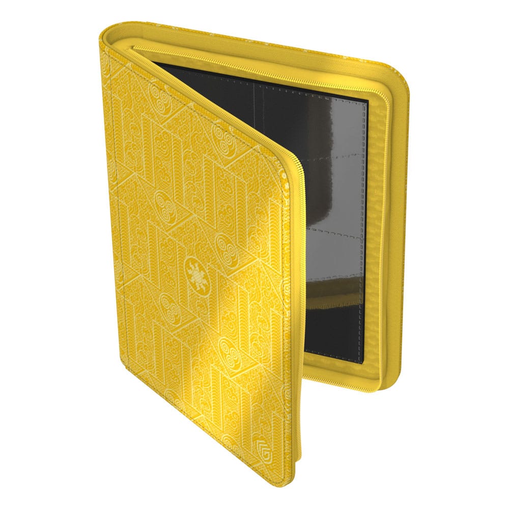 Ultimate Guard: Zipfolio 8-Pocket Xenoskin 160 - Avatar Mana Symbol White Kartenhülle, Hülle, Brieftasche, Kartenetui, Gelb