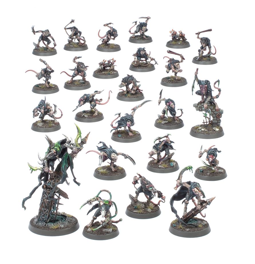 Age of Sigmar: Spearhead - City of Ash Gaming Pack dt. Miniaturen, Krieger, Monsteren/Alien, Haariges Wesen, Gruppe/Einheit