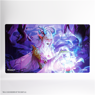 Gamegenic: Playmat Magic Lorwyn Eclypsed - Twilight Diviner 61x35cm (Shiny) kunstwerk, fantasie, charakter, magisch, laterne