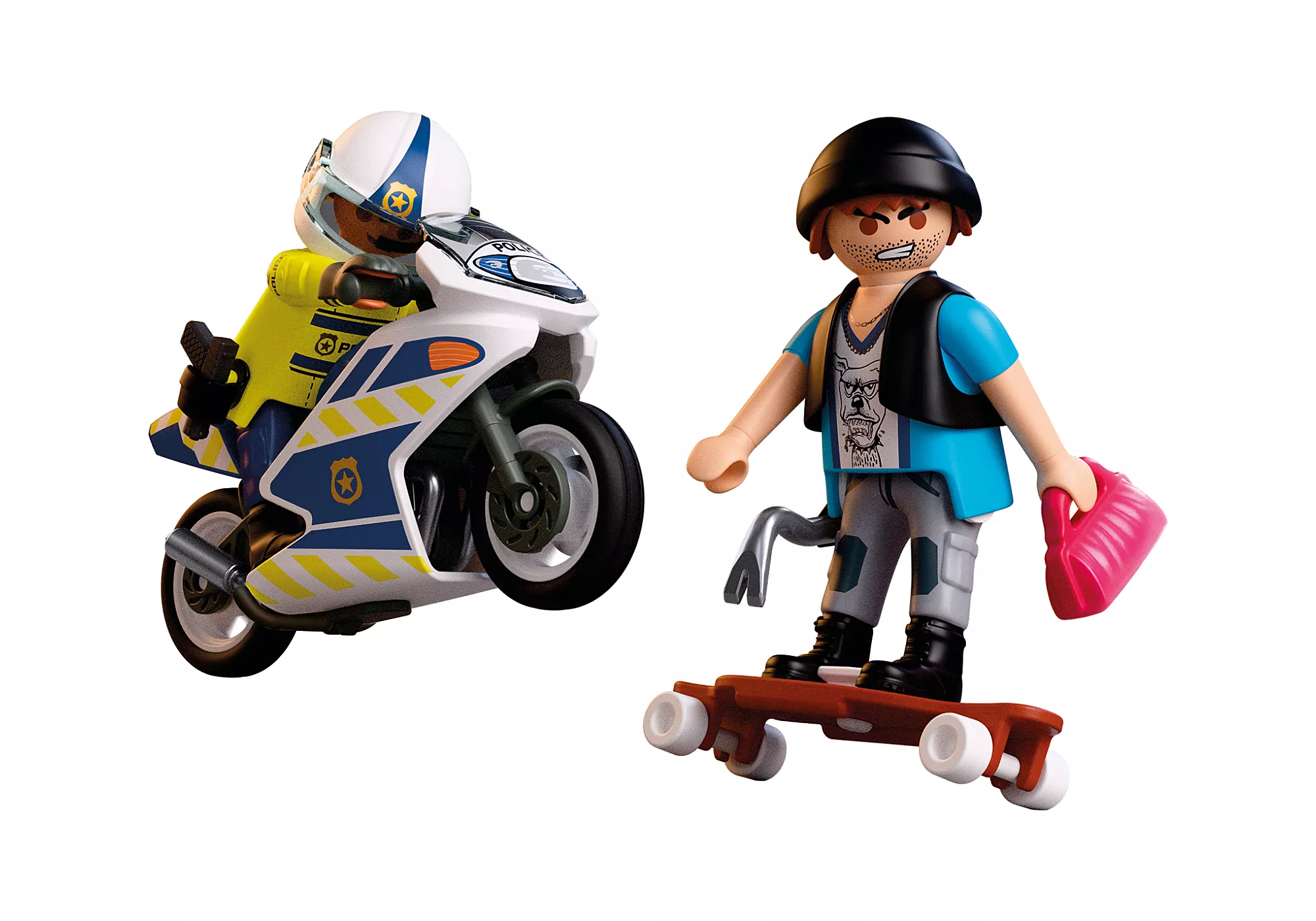 Playmobil: City Action - Verfolgungsjagd mit Motorrad