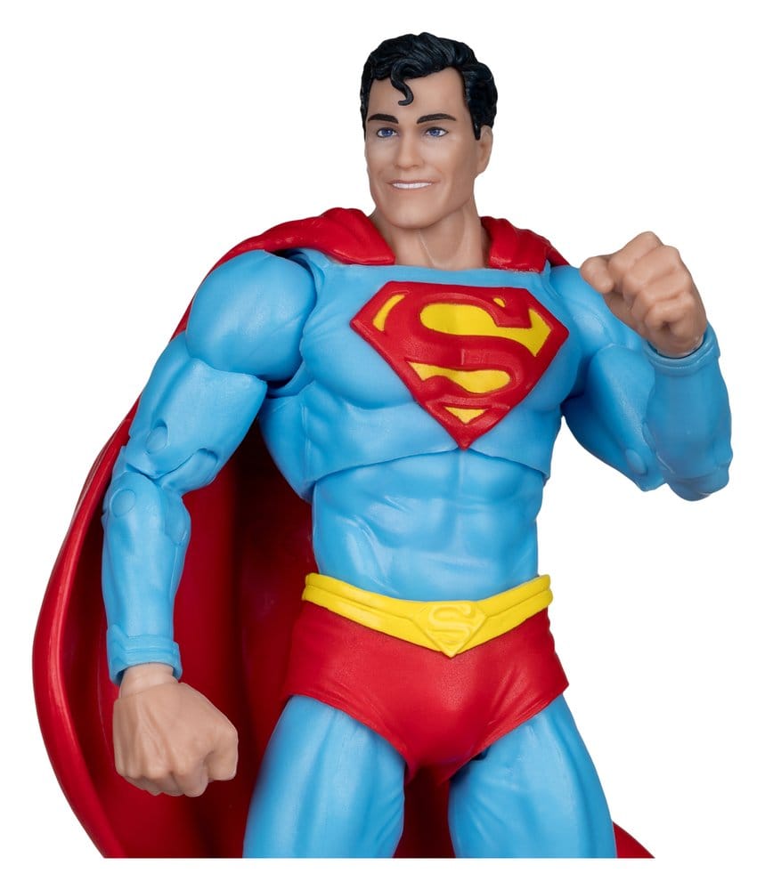 DC Multiverse AF: Superman (DC Classic) 18cm Superman, Action figure, Blue suit, Red cape, Emblem S
