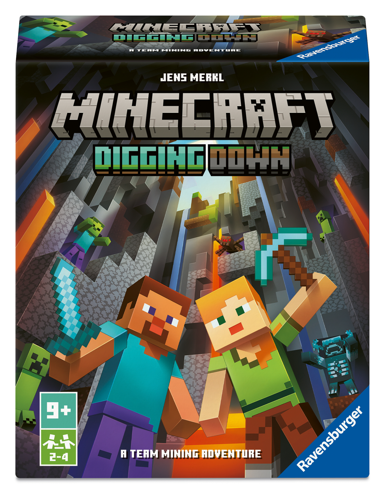 Minecraft, Digging, Abenteuer, Bergbau, Spielcover