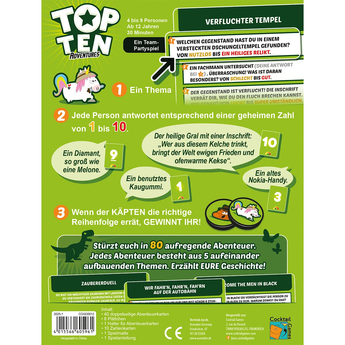 Top Ten - Adventures Top Ten - Adventures