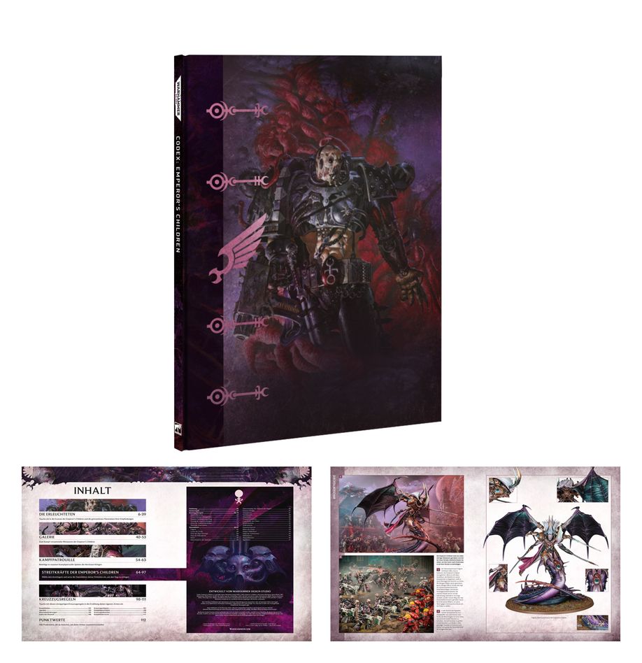 Warhammer 40k: Emperors Children - Champions of Slaanesh Army Set dt.