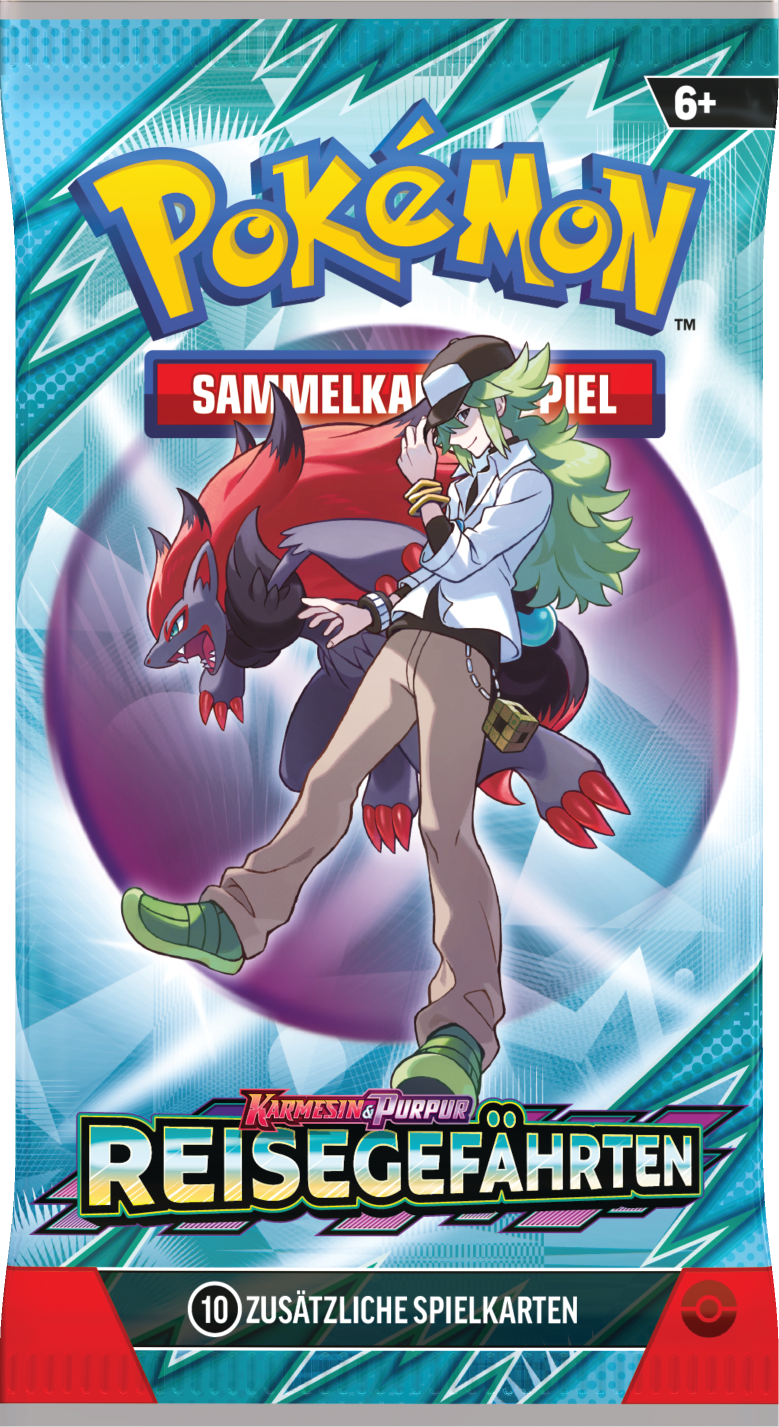 Pokémon CCG dt.: Karmesin & Purpur Reisegefährten Boosterpack (KP09) Pokémon CCG dt.: Karmesin & Purpur Reisegefährten Boosterpack (KP09)