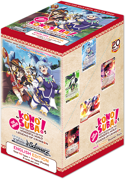 Weiß Schwarz CCG: Konosuba - Legend of Crimson Booster Display (Reprint) Weiß Schwarz CCG: Konosuba - Legend of Crimson Booster Display (Reprint)