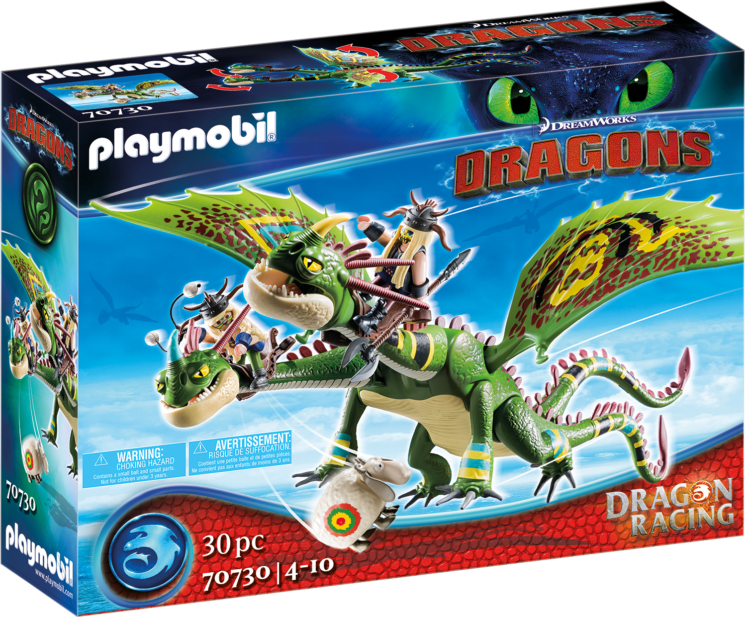 Playmobil: Dragons - Dragon Racing Raffnuss und Taffnuss mit Kotz und Würg Playmobil: Dragons - Dragon Racing Raffnuss und Taffnuss mit Kotz und Würg
