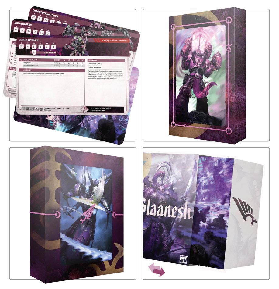 Warhammer 40k: Emperors Children - Champions of Slaanesh Army Set dt. Warhammer 40k: Emperors Children - Champions of Slaanesh Army Set dt.