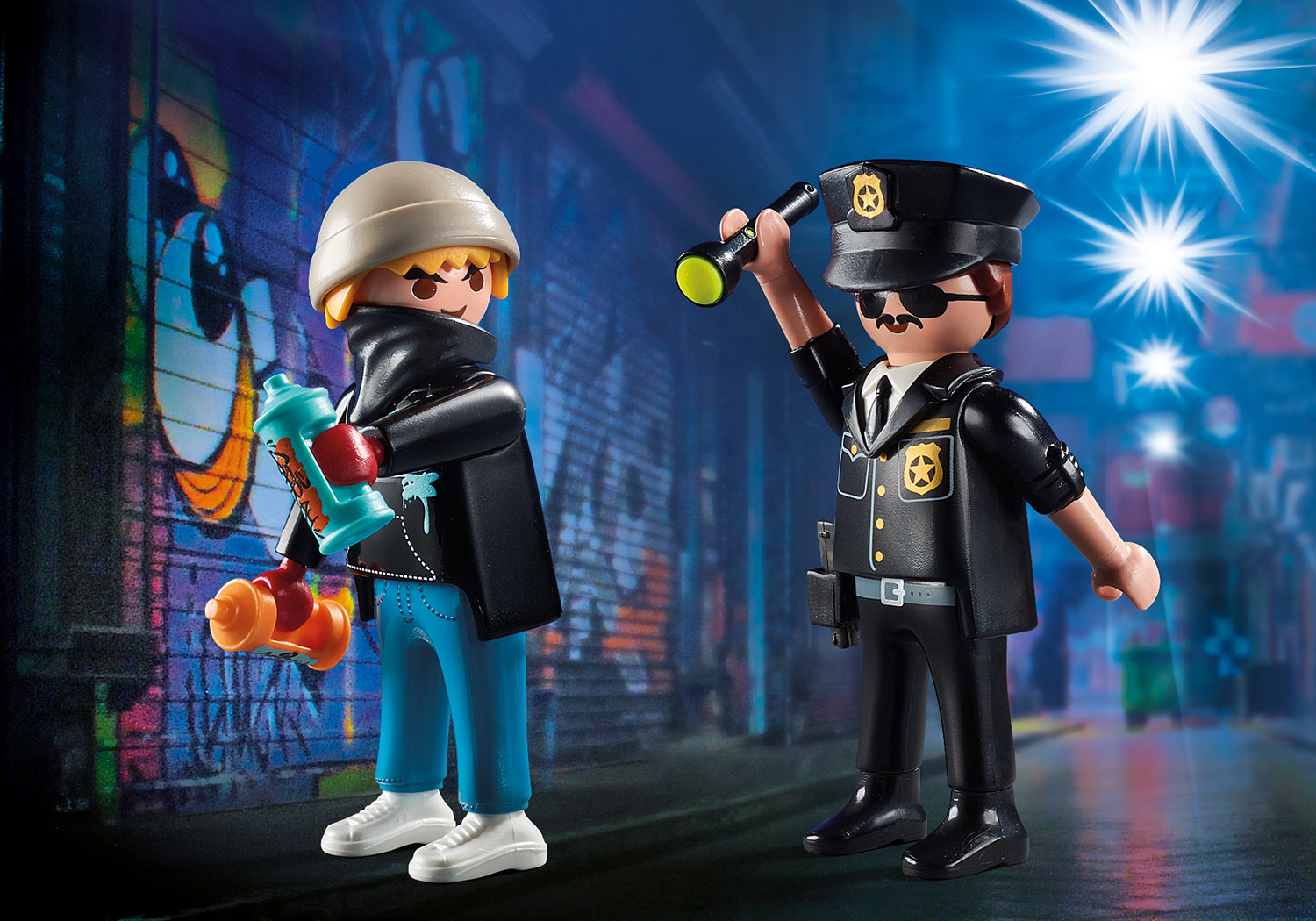 Playmobil: DuoPack - Polizist und Sprayer Playmobil: DuoPack - Polizist und Sprayer
