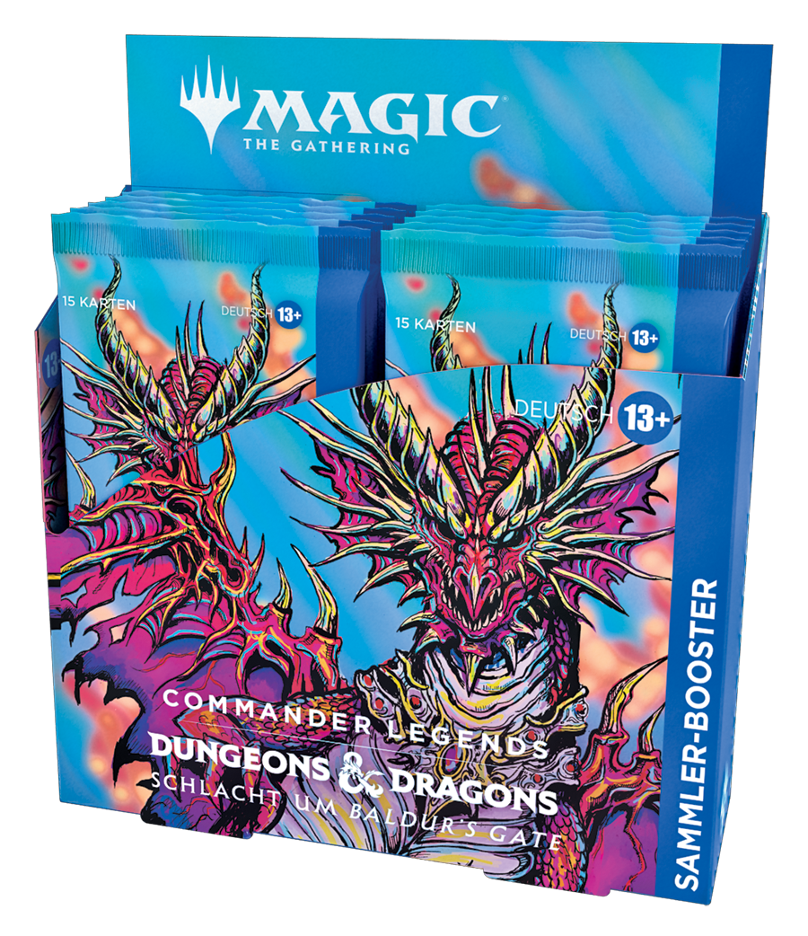 Magic CCG dt.: Commander Legends 2 - Baldurs Gate Sammler-Booster Display