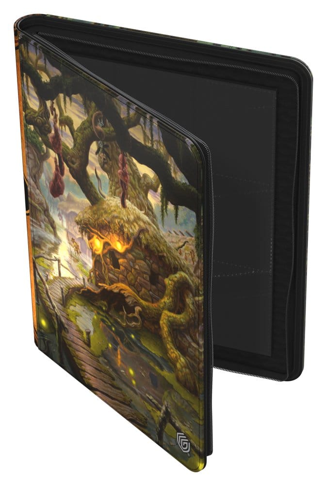 Ultimate Guard: Zipfolio 18-Pocket Xenoskin 360 - Magic: Lorwyn Eclipsed - Swamp Tablet-Hülle, Künstlerisches Design, Kunstleder, Reißverschluss, Hülle mit Standfunktion