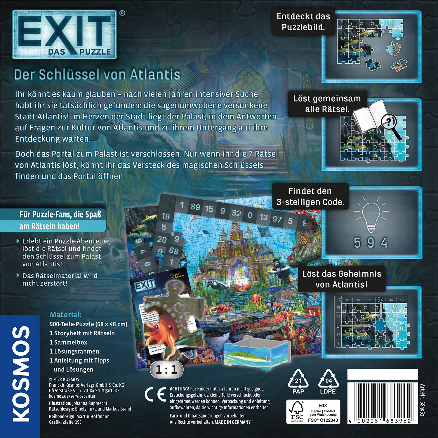 Exit: Das Puzzle: Der Schlüssel von Atlantis