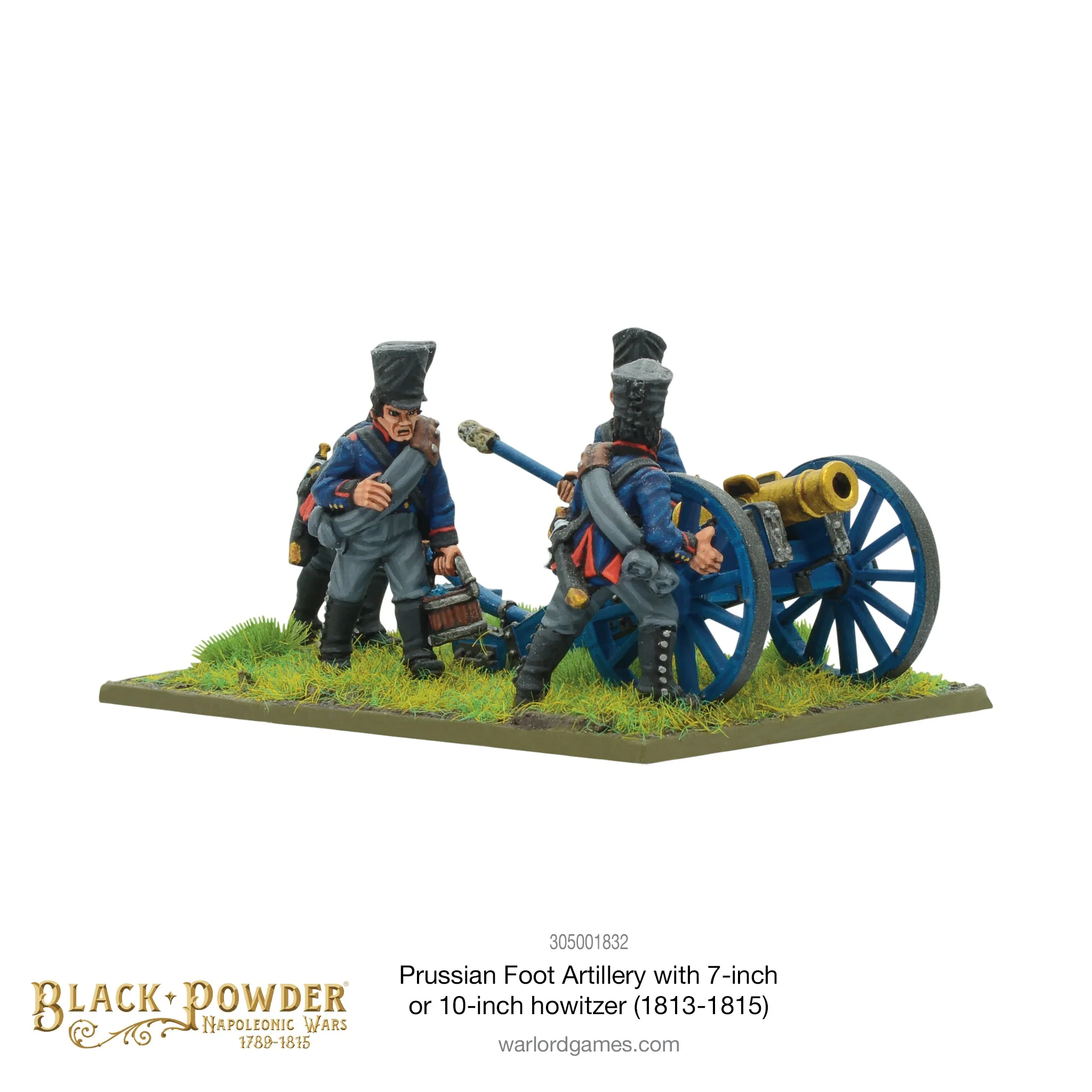 Black Powder: Napoleonic Prussian Foot Artillery with 7 or 10 inch howitzer (1813-1815)