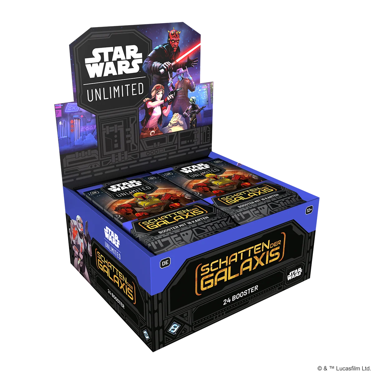 Star Wars Unlimited CCG dt.: Schatten der Galaxis - Booster Display