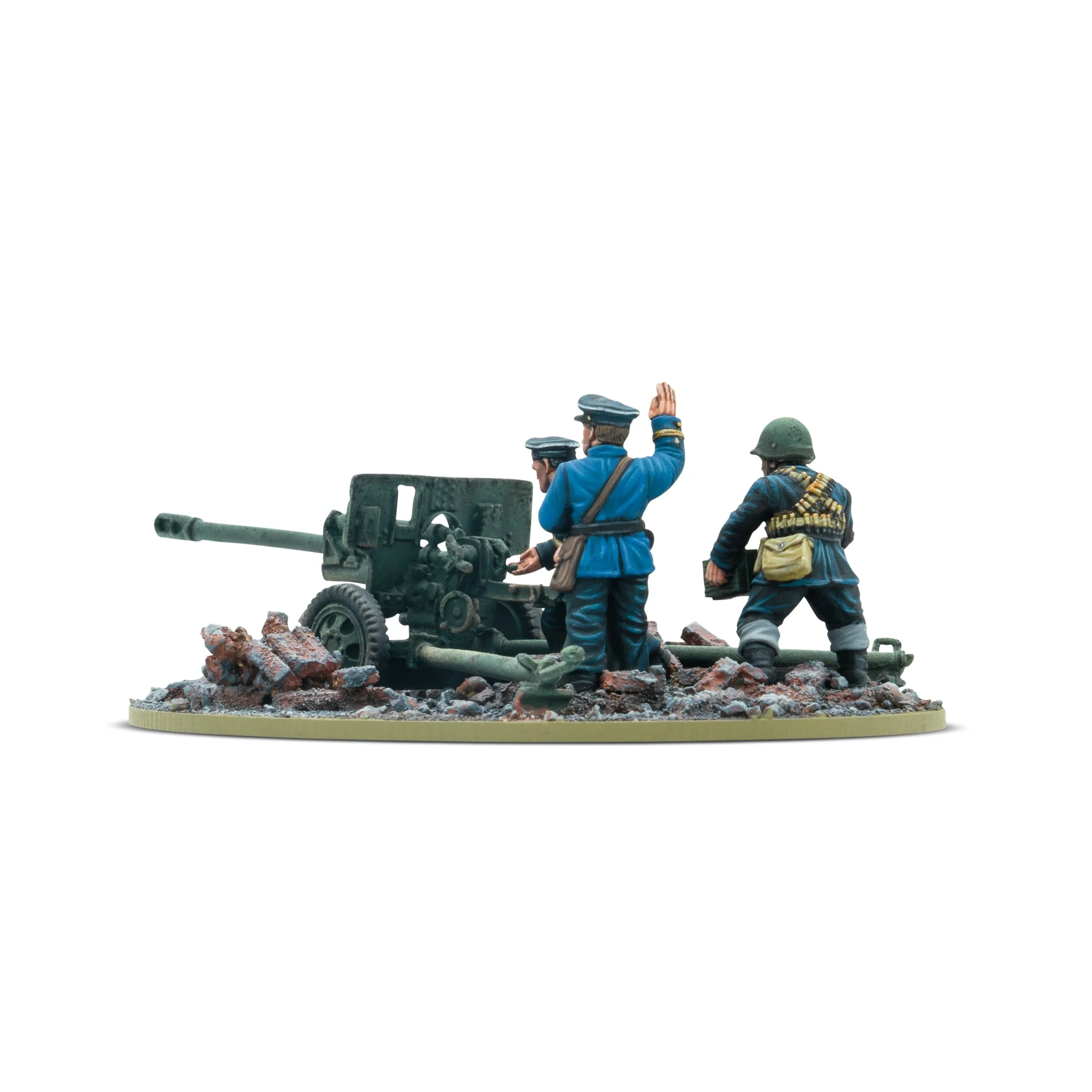 Bolt Action: Soviet - ZiS-3 DIvisional gun with Soviet Naval Brigade crew