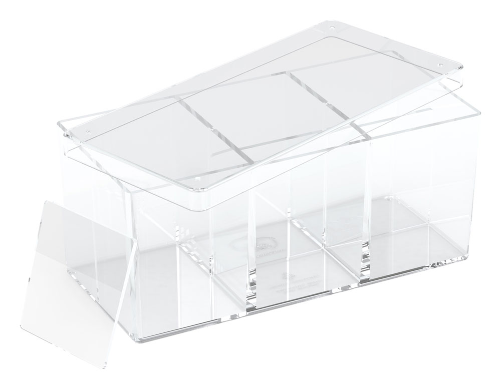 Ultimate Guard: Card Box Stack'n'Safe 480 Acrylbox, Aufbewahrungsbox, Klarbox, Acryl, Deckel transparent