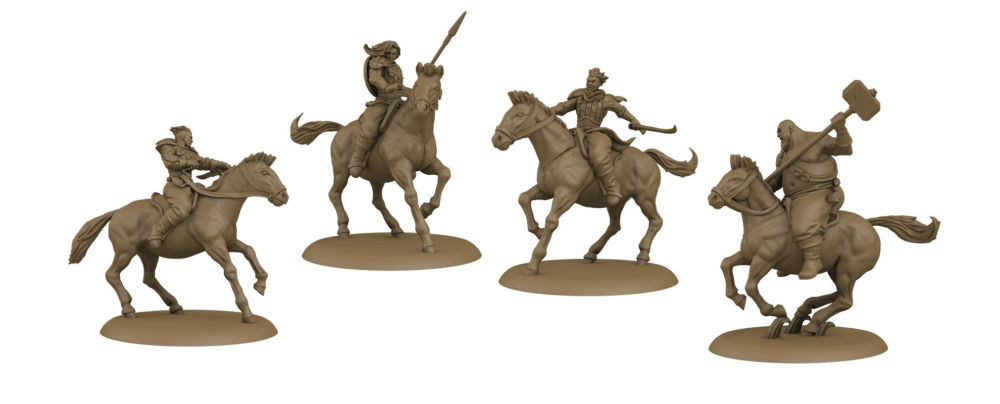 Song of Ice & Fire: Miniaturenspiel - Bloody Mummer Zorse Riders