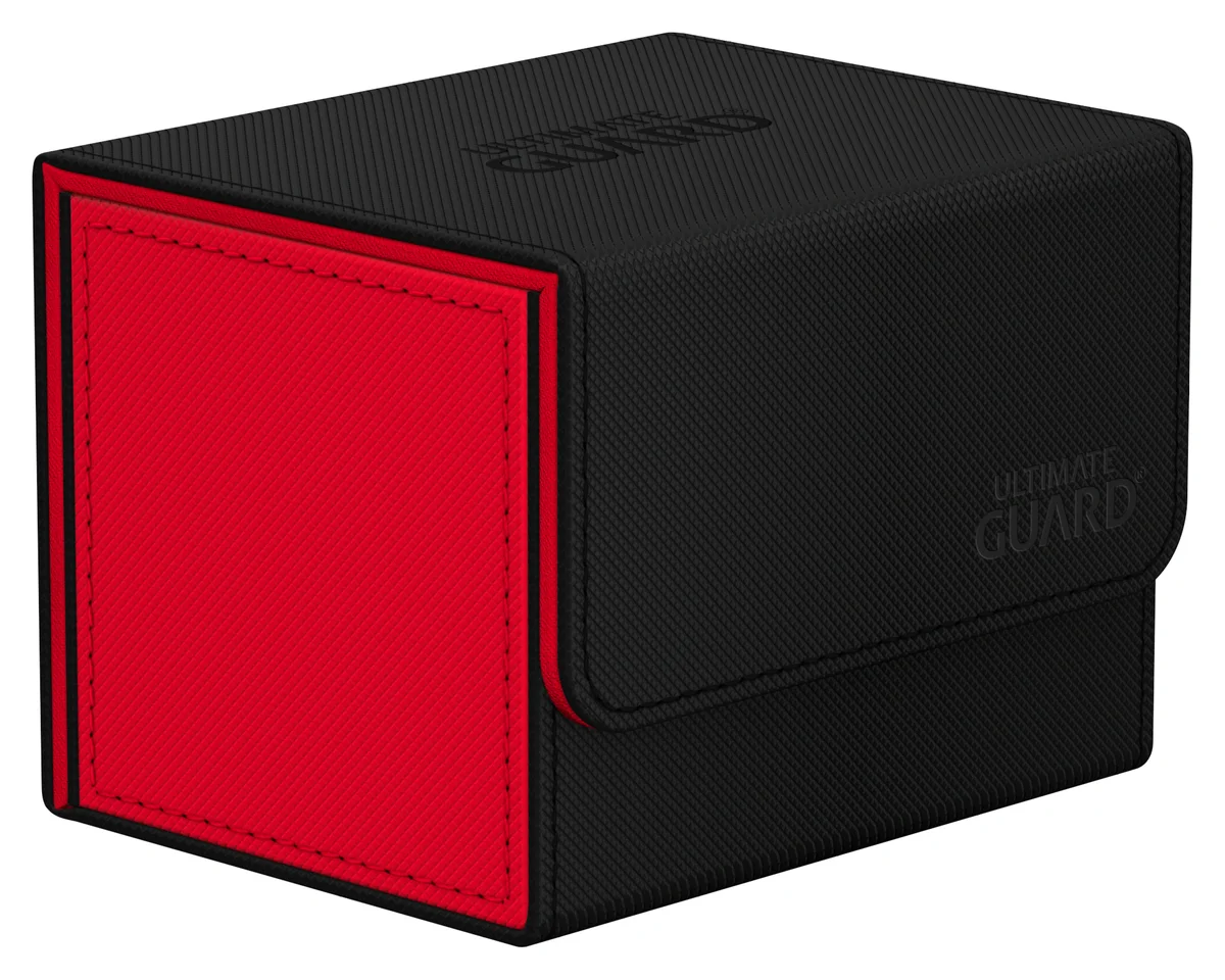 Ultimate Guard: Deckbox Sidewinder 100+ Xenoskin Synergy Schwarz/Rot Ultimate Guard: Deckbox Sidewinder 100+ Xenoskin Synergy Schwarz/Rot