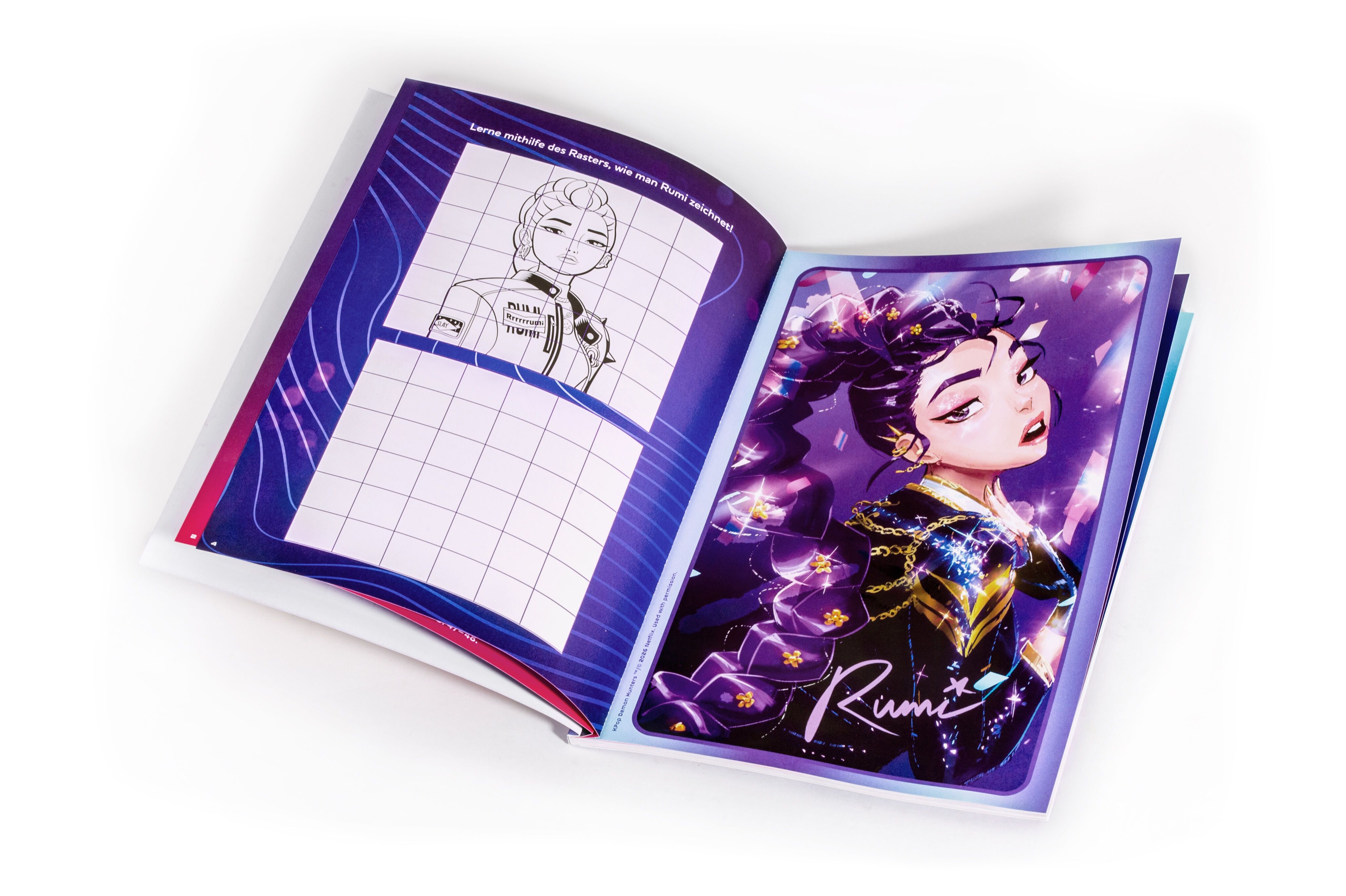 K-Pop Demon Hunters: Offizielles Activity Buch Illustration, Comic, Colorful, Openbook, Charakterkunst