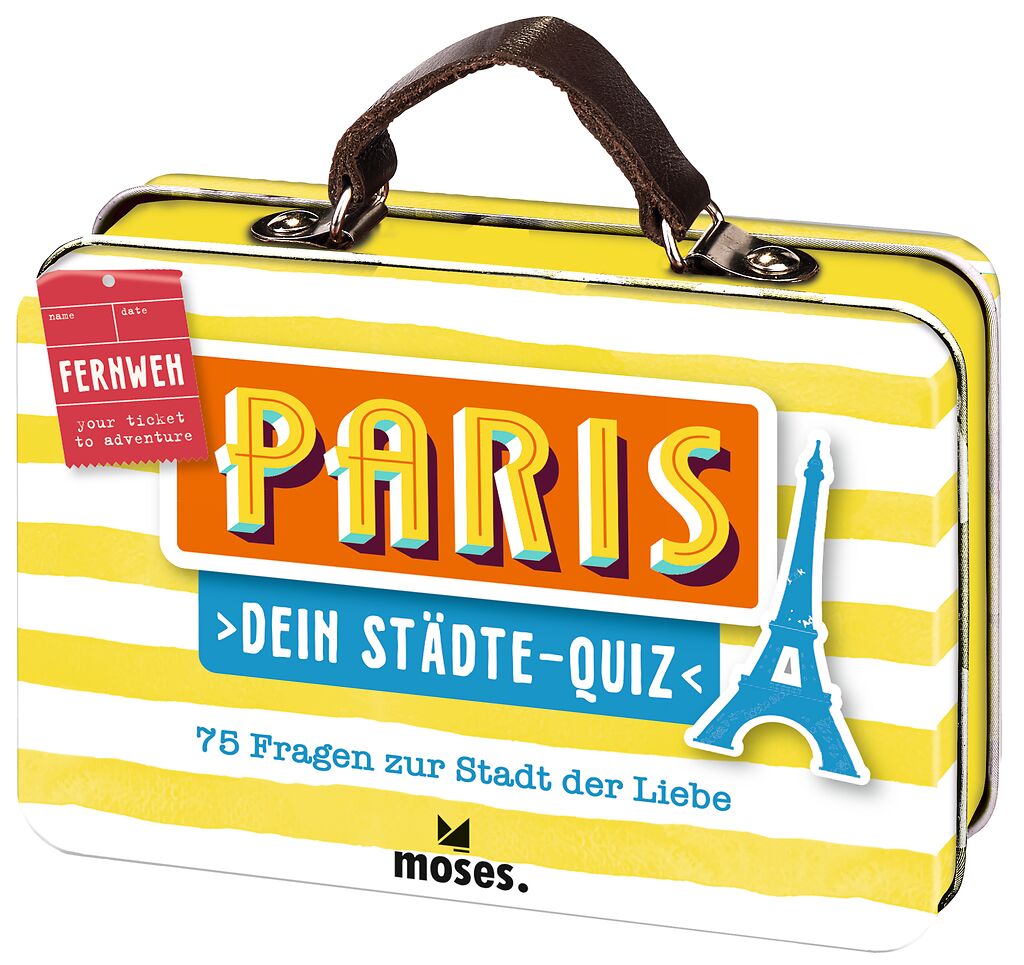 koffer, paris, flugticket, quiz, reisezubehör