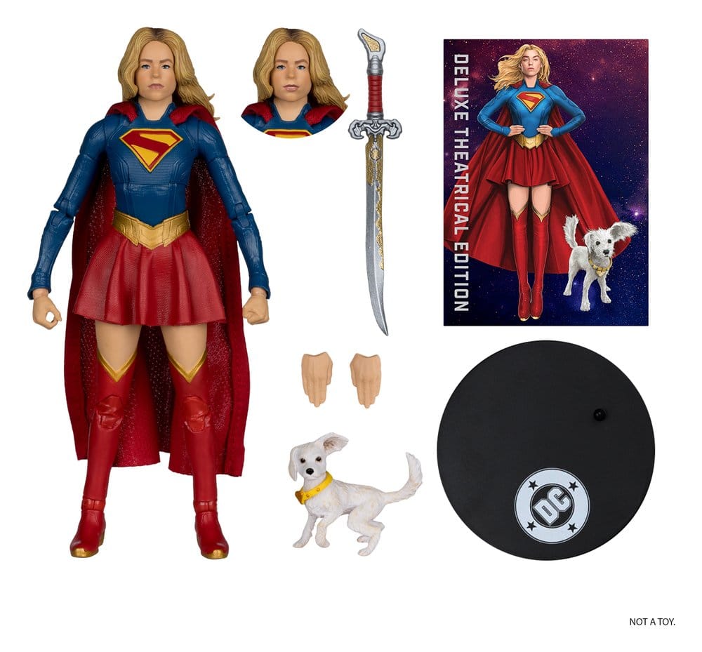 Supergirl Figur, Actionfigur, Kunststoff, Kostümzubehör, Sammelspielzeug