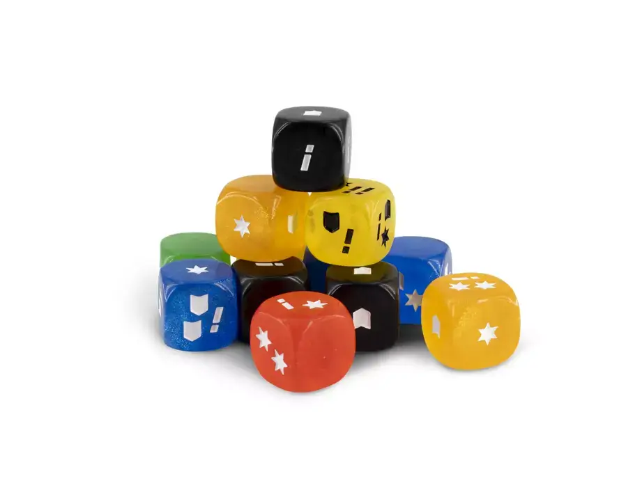 Infinity: HexaDome Legends Frost Dice Set Würfel, Würfelspiel, Wichte-War, Würfelset, Spaßspiel