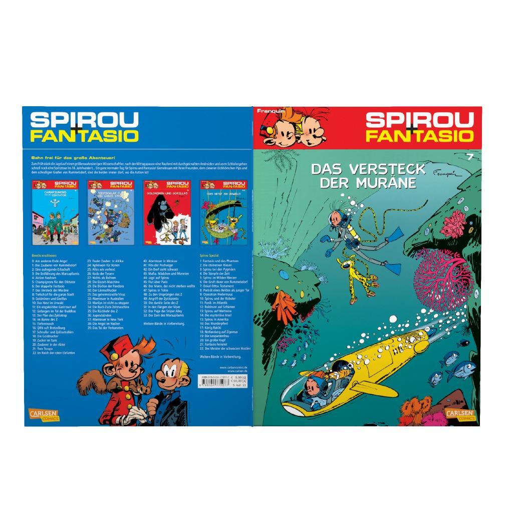 Spirou & Fantasio Bd.7: Das Versteck der Muräne (Neuausgabe)