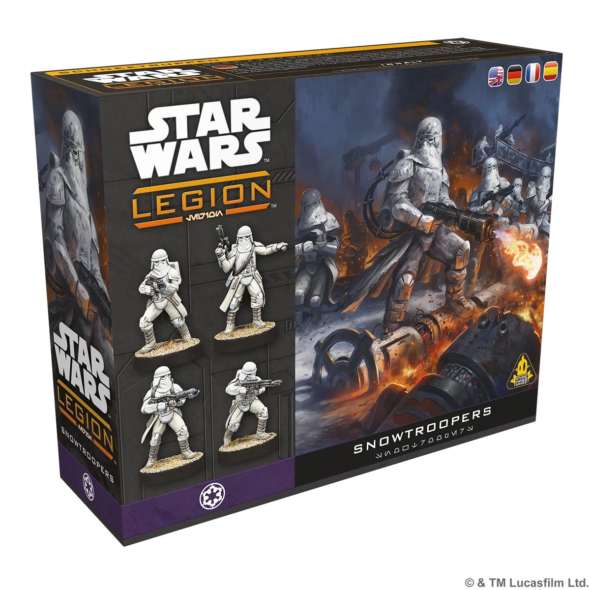 Star Wars: Legion - Snowtroopers Star Wars, Legion, Snowtroopers, Miniaturen, Kampfszene