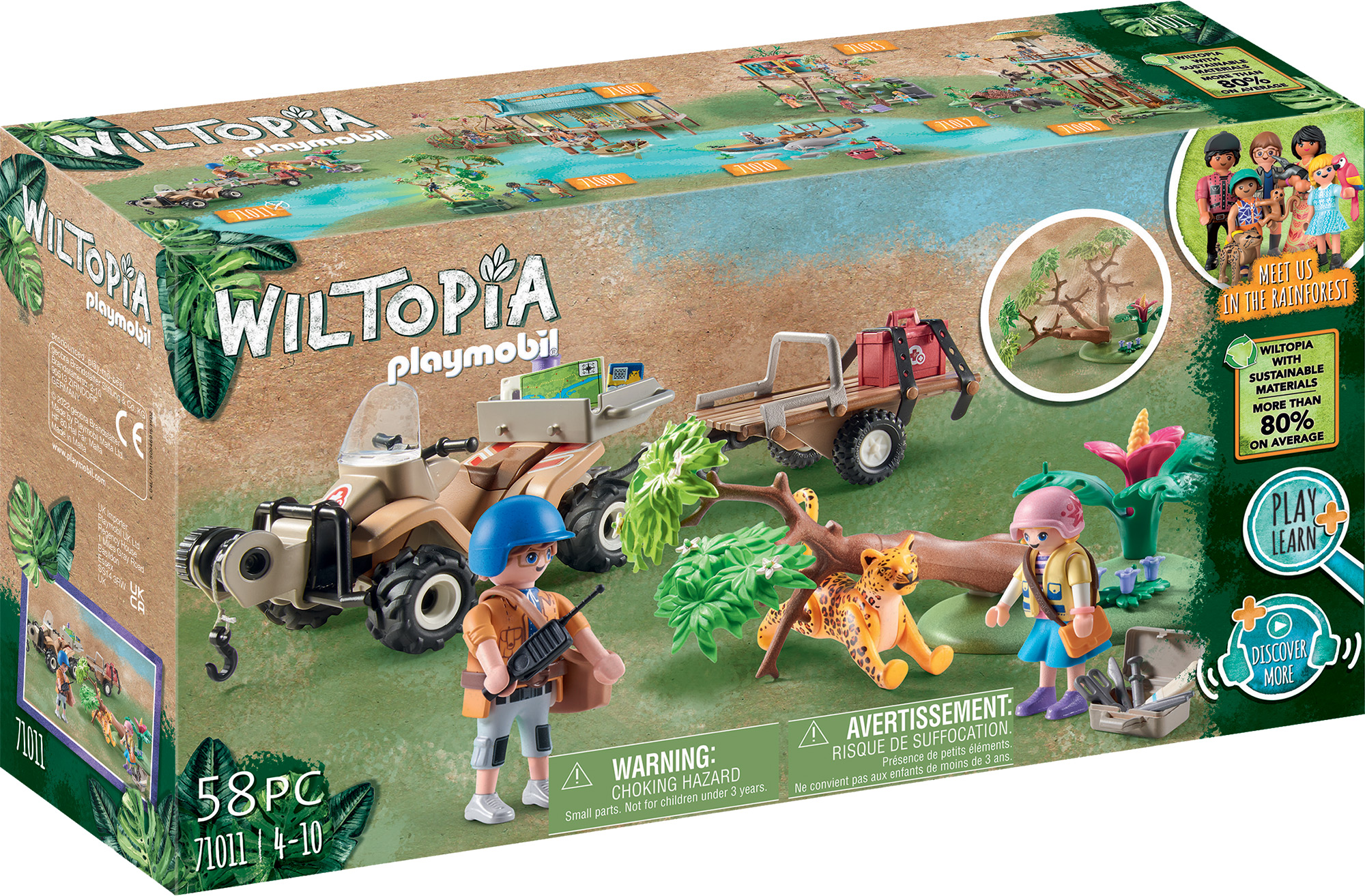 Playmobil: Wiltopia - Tierrettungs-Quad